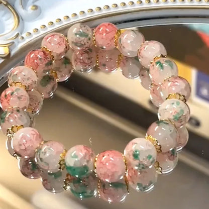 Armband aus Naturkristallsteinen für Damen – Reiki-Heilenergie-Perlenarmband