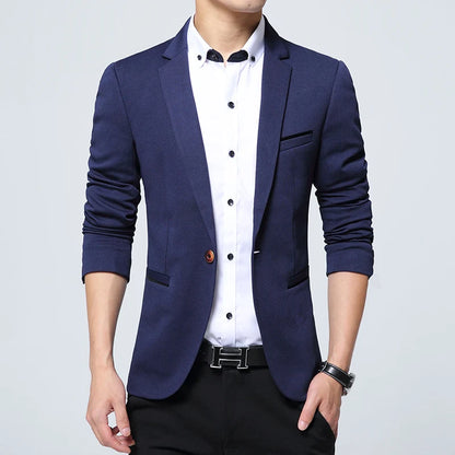 Blazer décontracté pour homme de marque - Coupe slim
