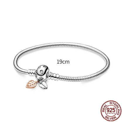 Heart-Shaped Zircon Stainless Steel Bracelet for Women