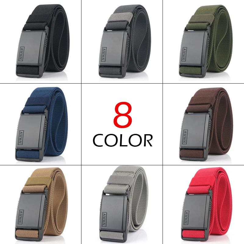 Adjustable Metal Magnetic Buckle Belt for Men