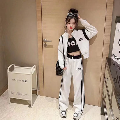 Junior Girls Clothing Baseball Jersey Sports Suit