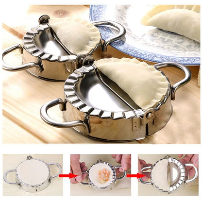 Stainless Steel Dumpling Mold Manual Kitchen Pastry Press
