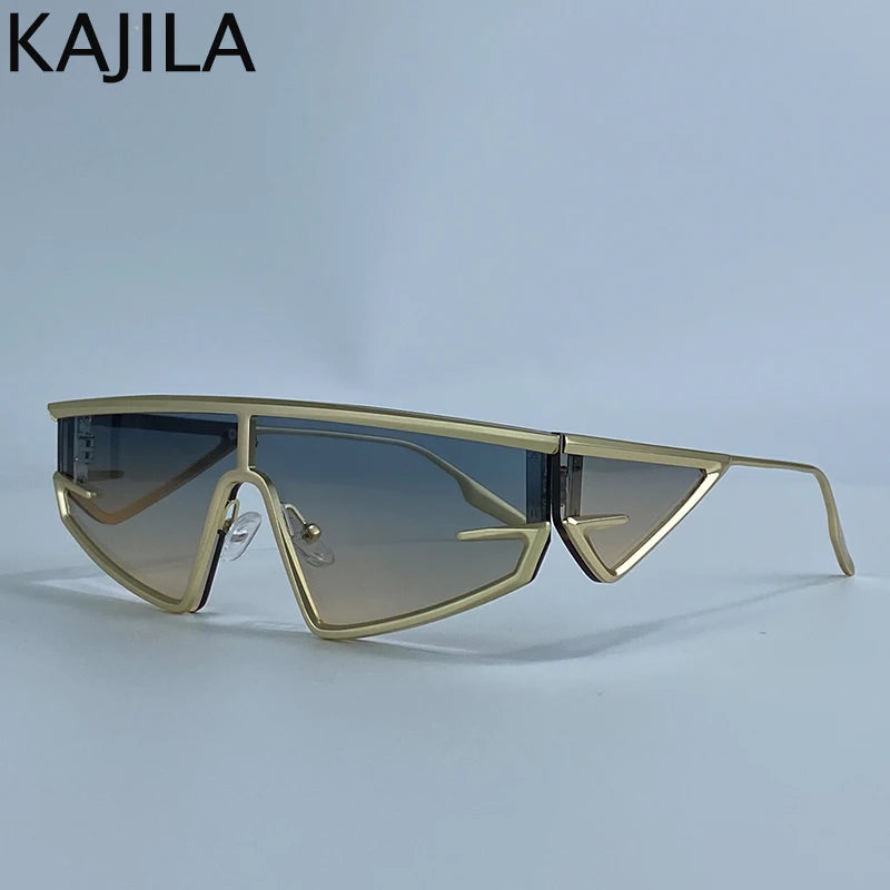 Unisex Windproof Y2K Square Shield Sunglasses