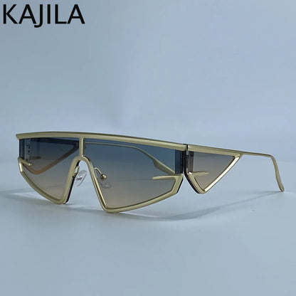 Unisex Windproof Y2K Square Shield Sunglasses