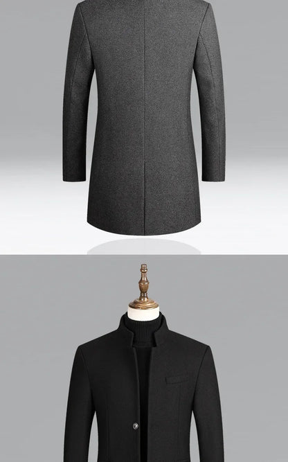 Veste cardigan en laine coupe slim élégante pour homme