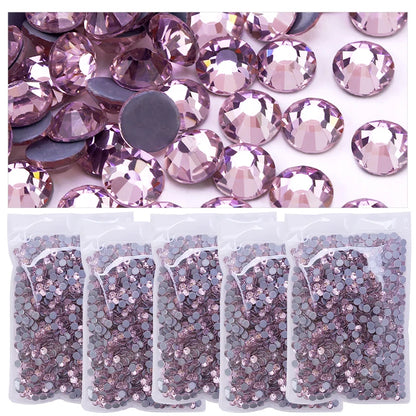 Strass pailletés à dos plat pour nail art, accessoires de décoration pour robe