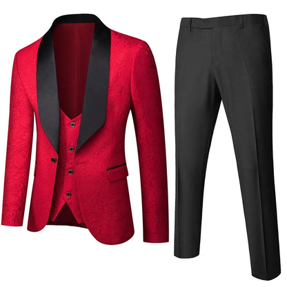3-Piece Men's Wedding Suit