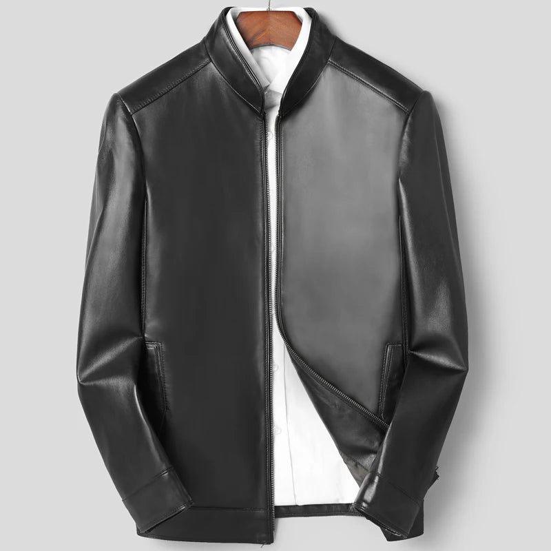 Leather Jacket - Spring Autumn Men's Classic Oversized Tops