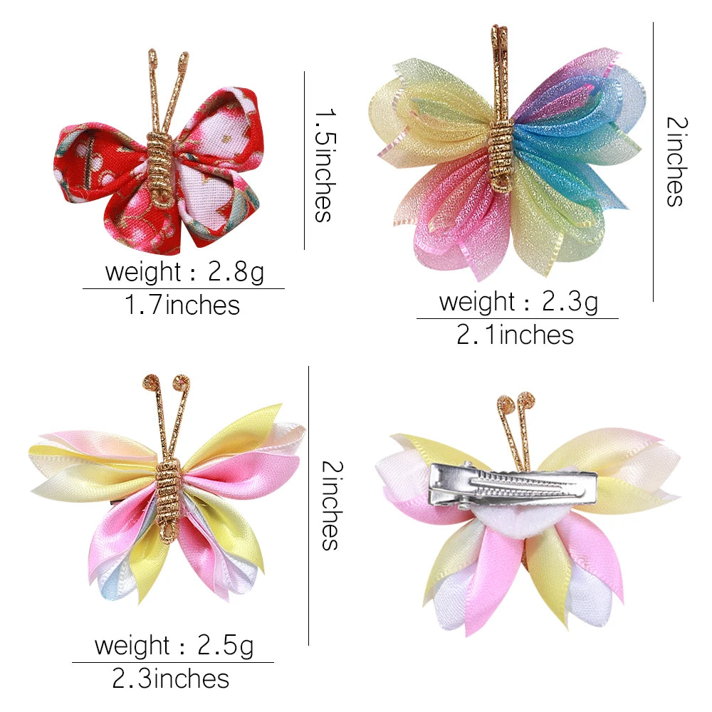 2pcs Butterfly Hair Clip