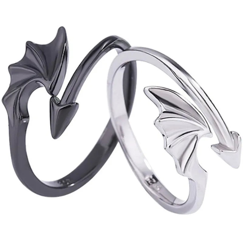 Engel Teufel Flügel Paar Ring
