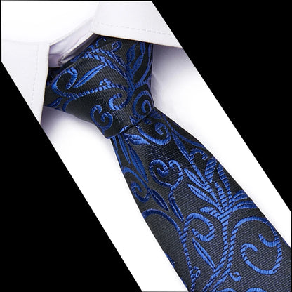 Handmade Blue Red Striped Dot Tie for Men