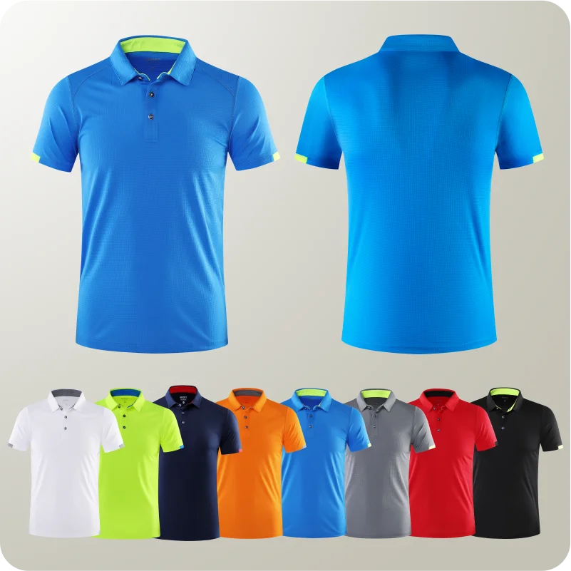 Breathable Quick Dry Short Sleeve Men's Golf Shirt