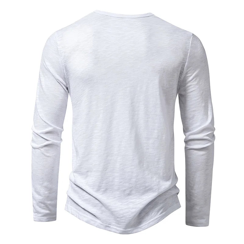 Men's Cotton Long Sleeve Casual T-Shirts