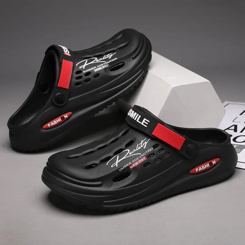 Men Summer Beach Soft Sole Breathable Home Slippers