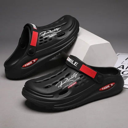 Men Summer Beach Soft Sole Breathable Home Slippers