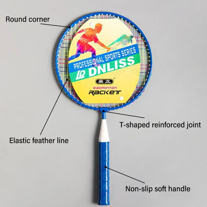 Raquettes de badminton pour enfants - Raquette double légère et robuste