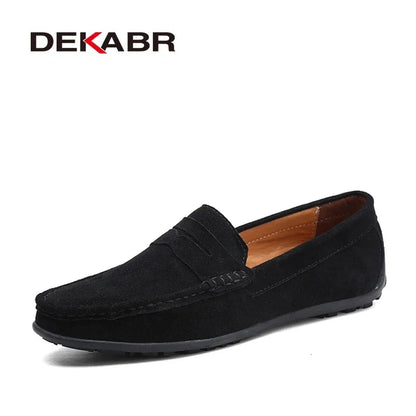 Frühling/Sommer Hochwertige echtes Leder Herren Mokassins Loafers