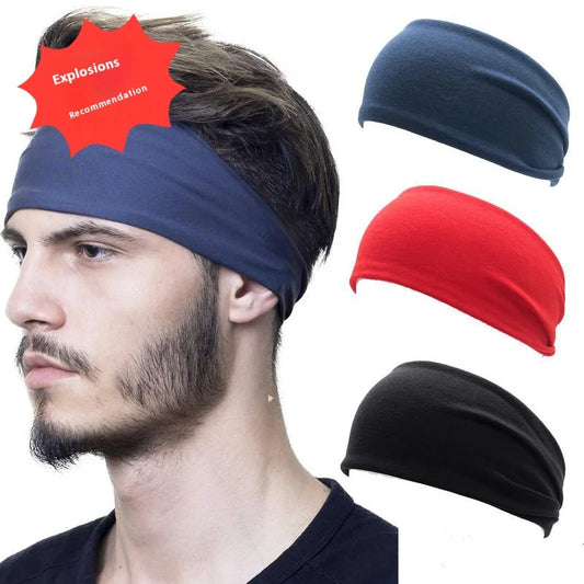 Men's Sweat-Absorbing Sports Headband for Fitness