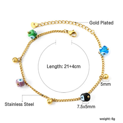 Gold-Silberfarbenes hohles Schmetterlings-Fußkettchen-Armband