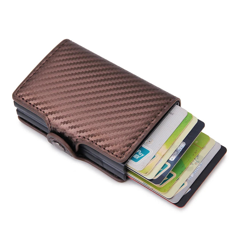 Carbon Fiber Double Anti-RFID Credit Card Holder