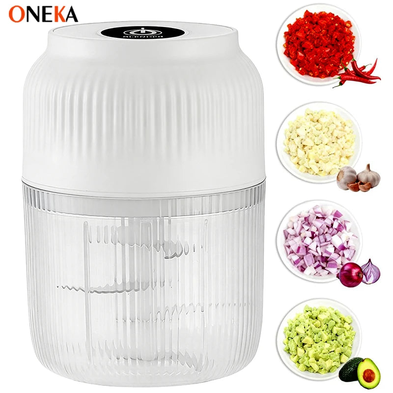 USB Mini Food Chopper Portable Garlic Masher & Meat Grinder