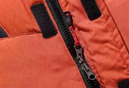 Veste/manteau rembourré à capuche et fermeture éclair pour homme