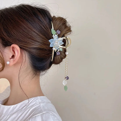 Blumenhai-Clip – Kopfbedeckung, Haarschmuck