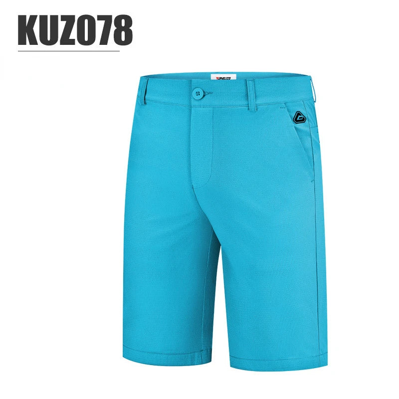 Short de golf en coton rafraîchissant pour hommes