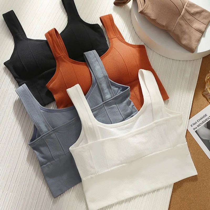 Women's Strapless Sports Bra Back Lingerie Innerwear