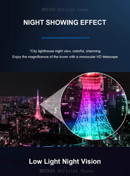 Mini tragbares 2000x25 HD Monokular-Teleskop - Handy-Teleskop