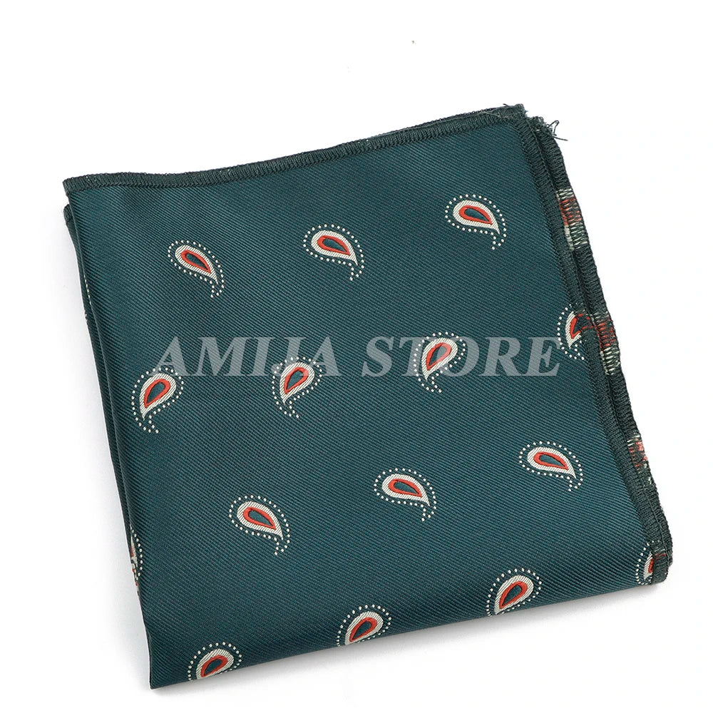 Men’s Floral Pocket Square – Premium Printed Handkerchief