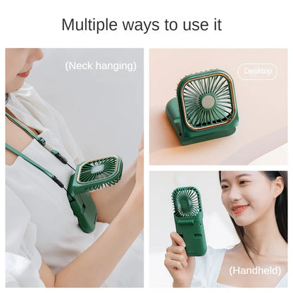 Outdoor Handheld Ultra Quiet Mini Desktop Fan