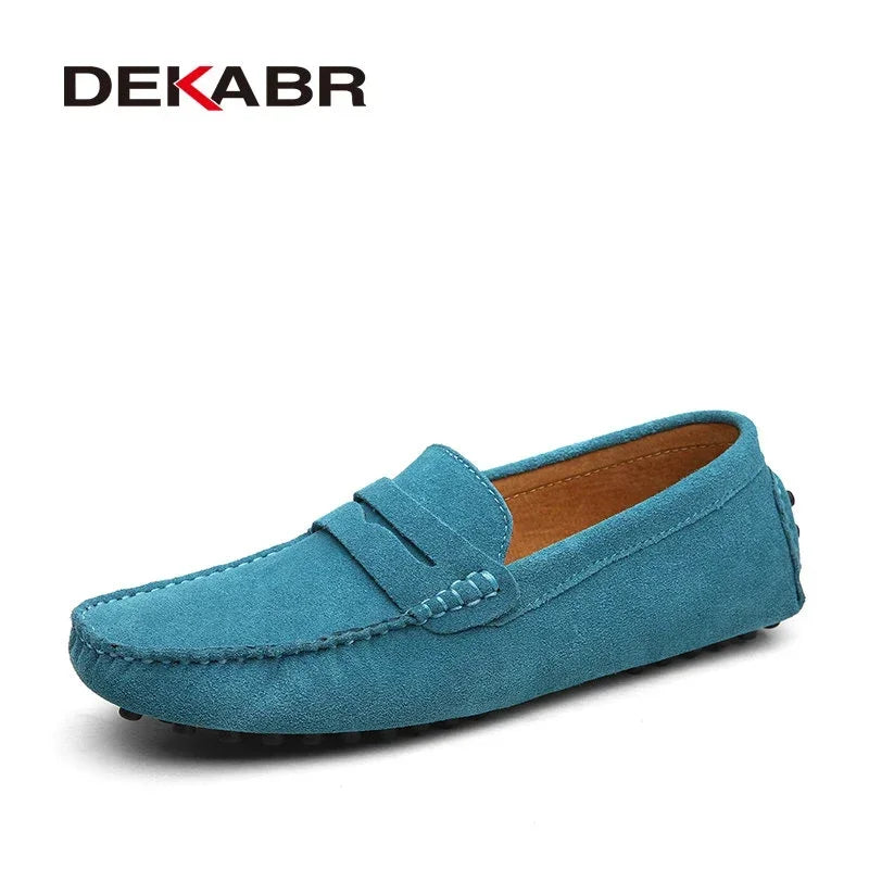 Frühling/Sommer Hochwertige echtes Leder Herren Mokassins Loafers