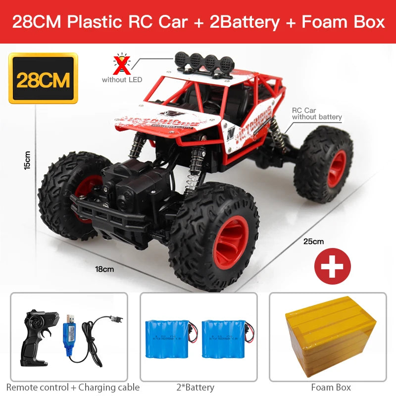 1:16 Scale 4WD RC Car with LED Lights