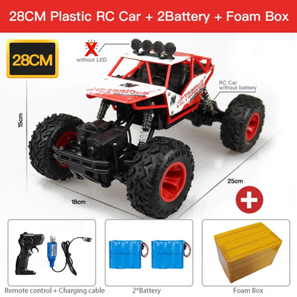 1:16 Scale 4WD RC Car with LED Lights