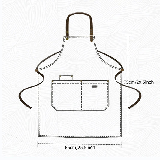 Unisex Strapazierfähige, wasserdichte, robuste Küchenschürze für Köche