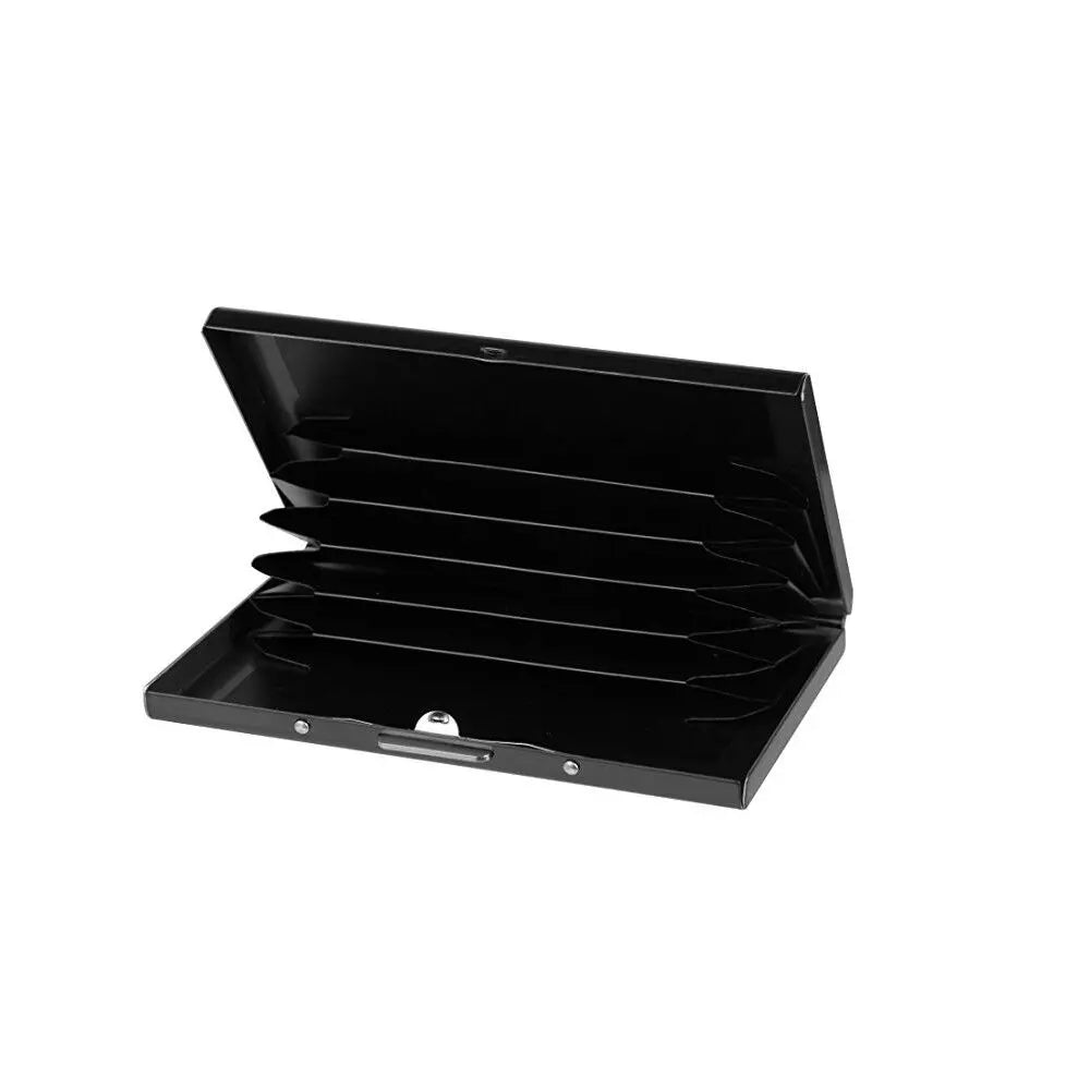 Kreditkartenetui aus Edelstahl mit 10 Fächern