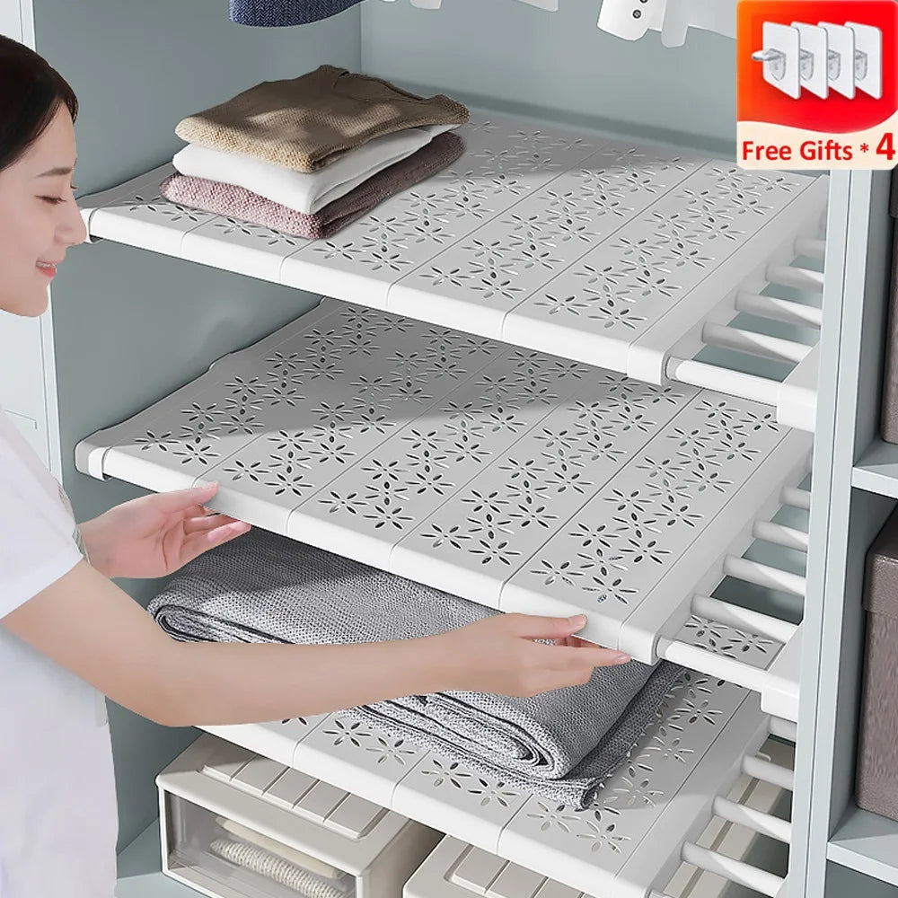 Multi-Layer Dustproof Wardrobe Storage Rack
