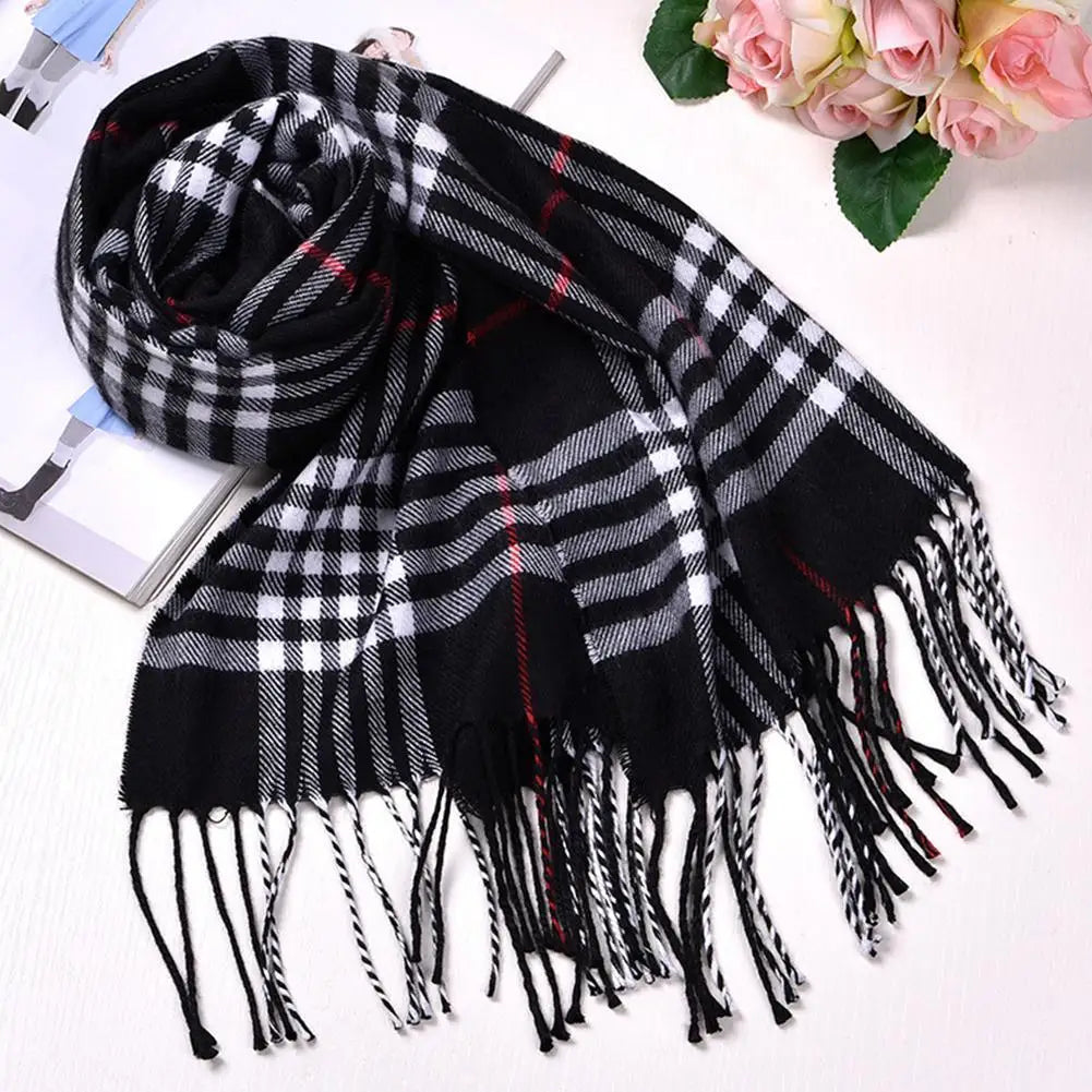 Men’s Cashmere Scarf – Warm Winter Shawl Wrap Pashmina