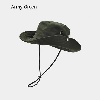 Schnell trocknender Angelhut mit Sonnenblende