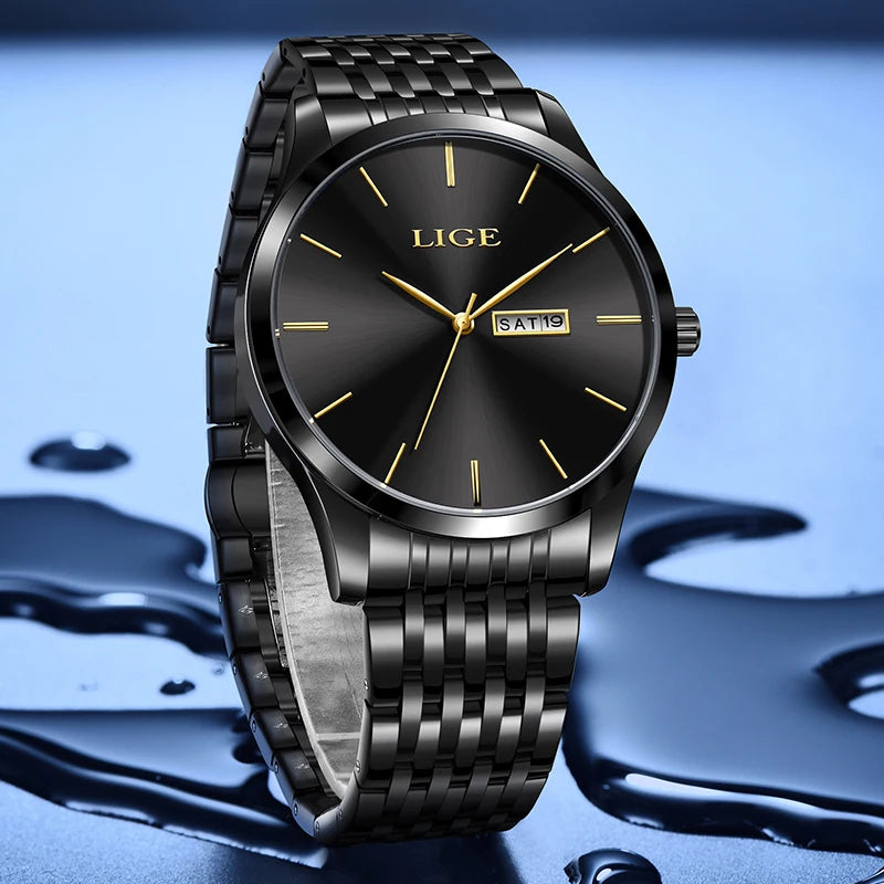 Man Wristwatch - Waterproof Luminous Date Week Men Watches