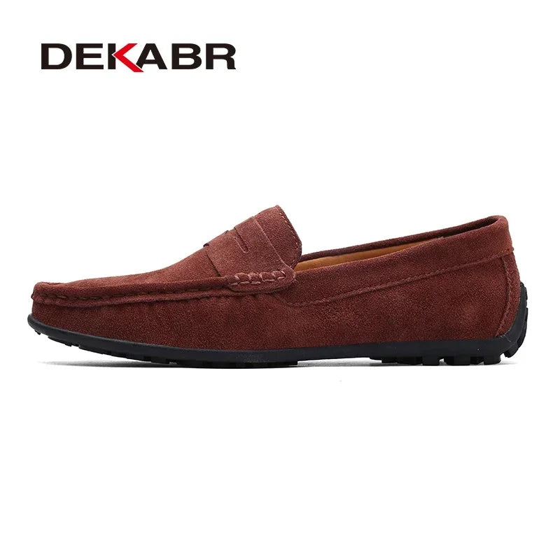 Hochwertige weiche Loafer aus echtem Leder für Herren