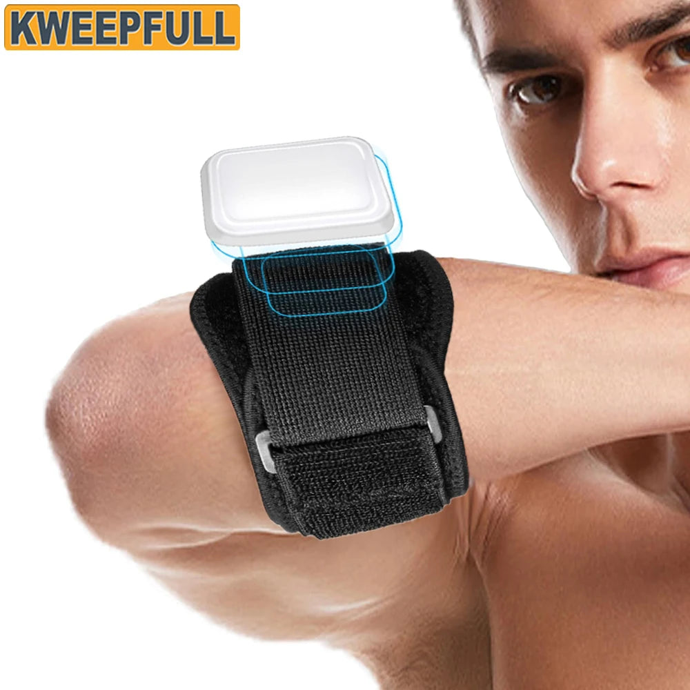 Kompressionsmanschette für Tennisarm – Unterarm-Kompressionsbandage mit Gelpolster