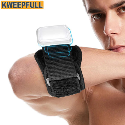 Kompressionsmanschette für Tennisarm – Unterarm-Kompressionsbandage mit Gelpolster