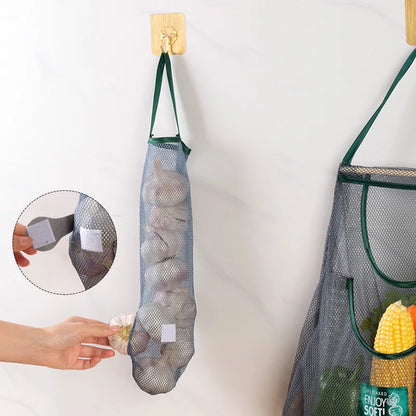 Kitchen's Multi-Layer Hanging Mesh Bags