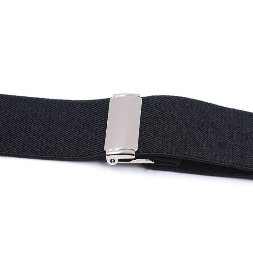 Men's Suspenders - X-back 4 Clips Adjustable Elastic Pants Braces