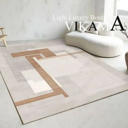 Tapis de salon en velours cristal