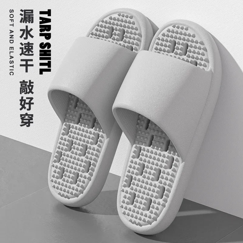 Unisex Breathable Cooling Anti-Slip Bathroom Slippers