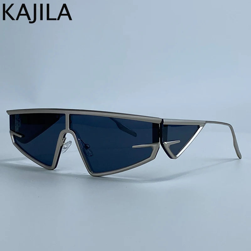 Unisex Windproof Y2K Square Shield Sunglasses