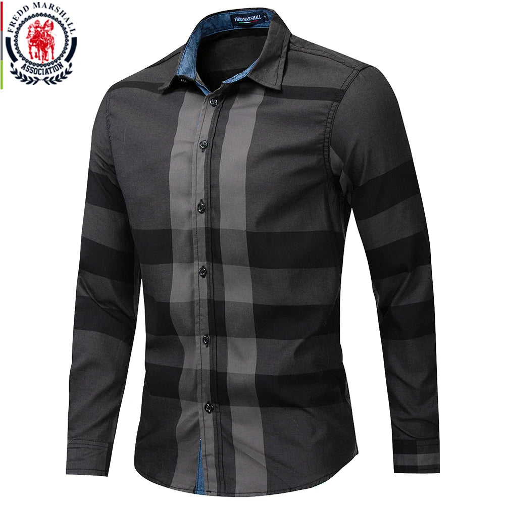 100% Cotton Long Sleeve Casual Shirts